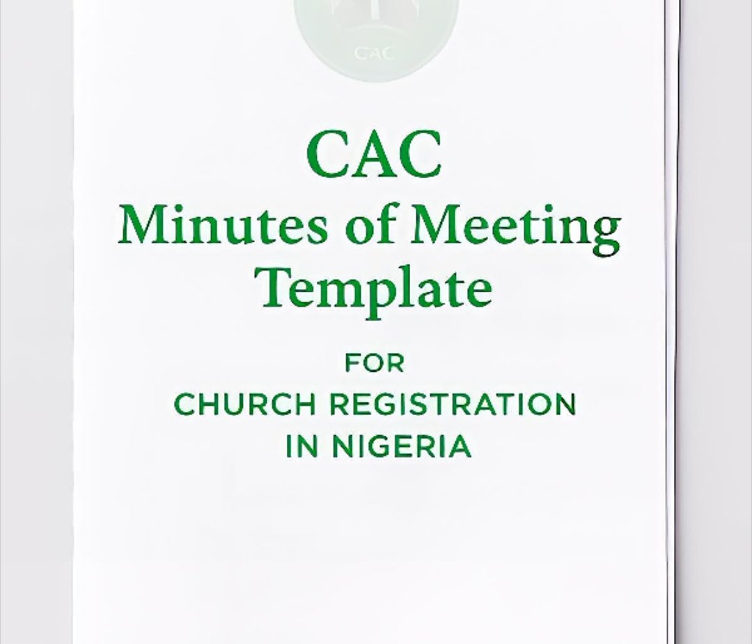 CAC Church Registration Template