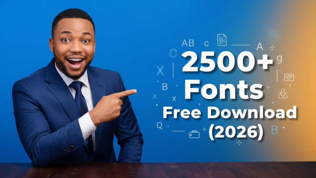 2500+ Fonts Pack Download (2026) – Free Fonts Bundle for Designers 2500+ Free Fonts Pack 2026 Fonts Bundle for Designers